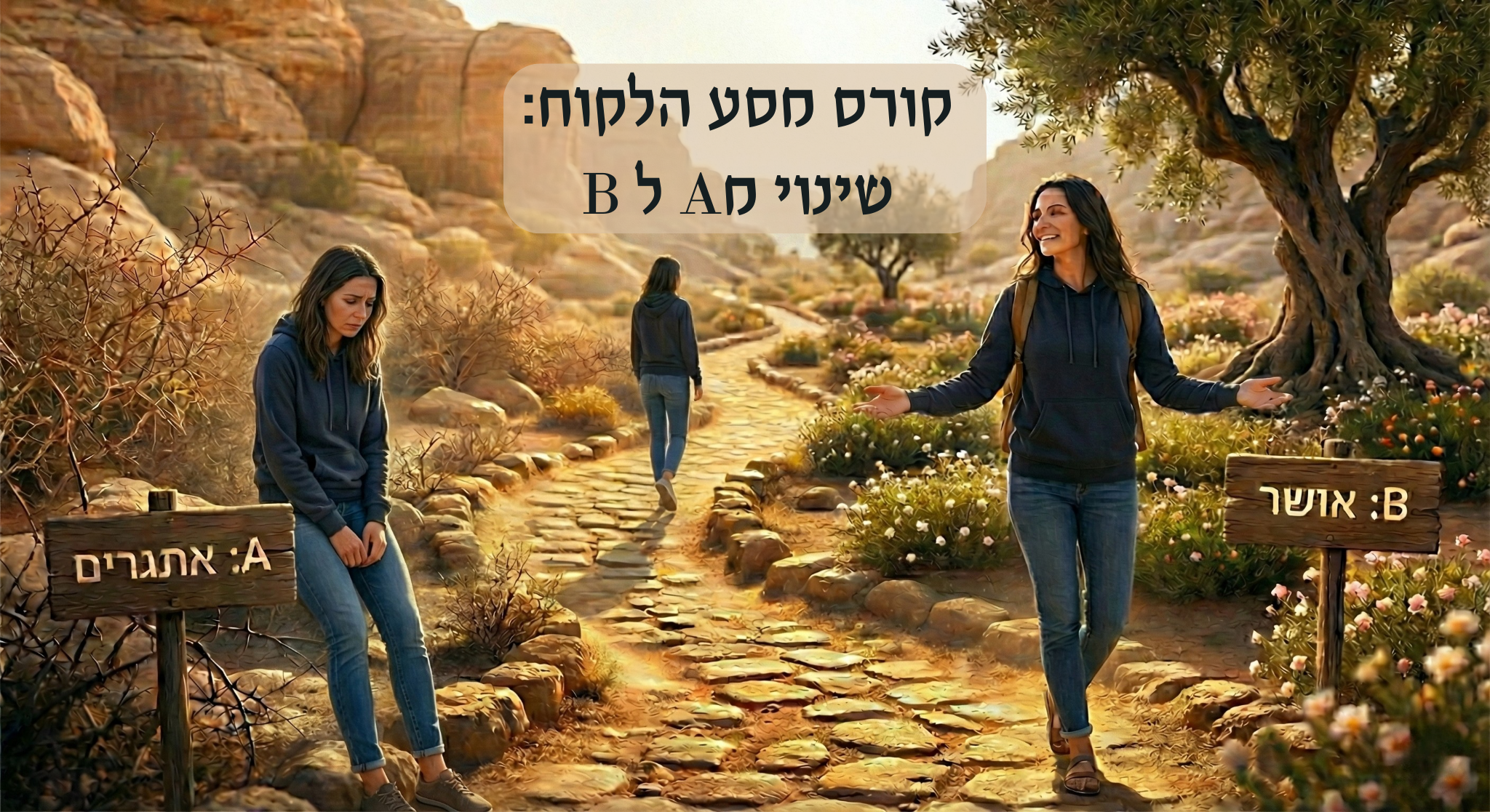 קורס מסע הלקוח לשינוי מ A ל B: